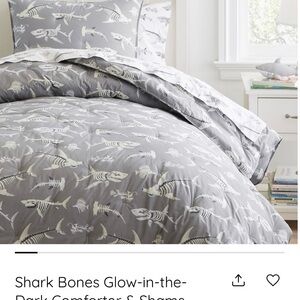Pottery Barn Kids Gray Shark Comforter